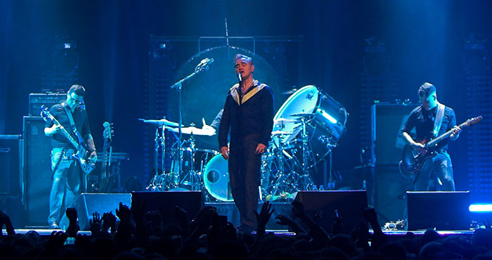 Morrisey on stage during his UK Arena Tour